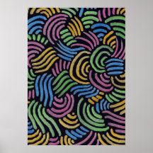 colourful abstract arches