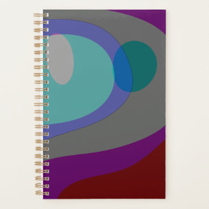 Colourful Abstract Art 613 Planner
