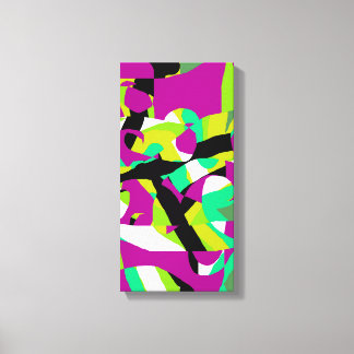 Colourful abstract art 7 canvas print