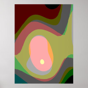 Colourful Abstract Art 921 Poster