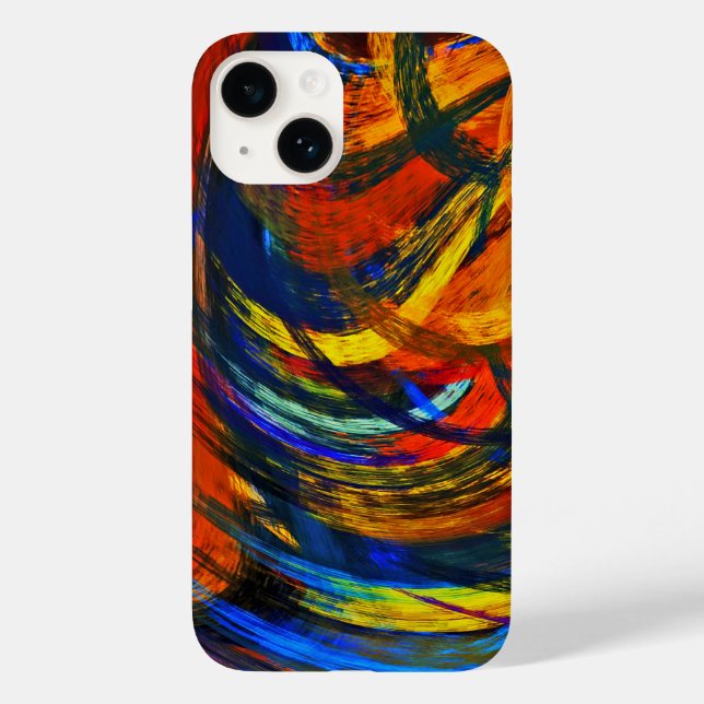 Colourful Abstract Art Case-Mate iPhone Case (Back)