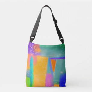 Colourful Abstract Art Crossbody Bag