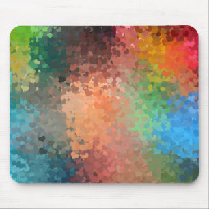 Colourful Abstract Art Elegant Trendy Template Mouse Pad