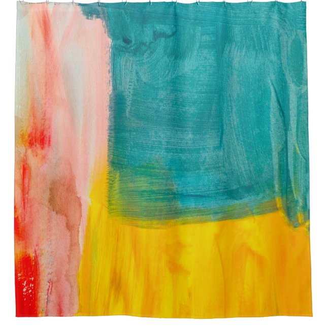 Colourful Abstract Art Painting Background. Modern (Front)