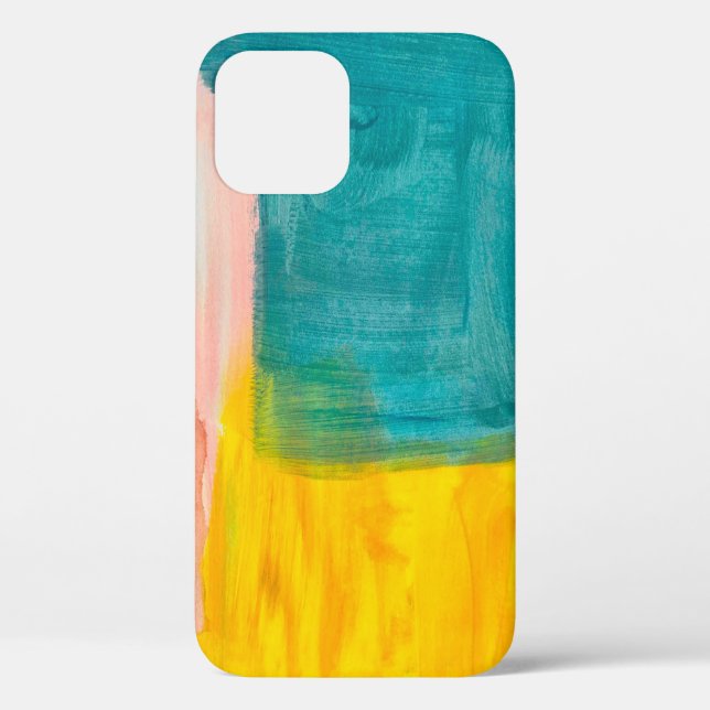 Colourful Abstract Art Painting Background. Modern Case-Mate iPhone Case (Back)