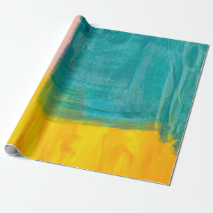 Colourful Abstract Art Painting Background. Modern Wrapping Paper