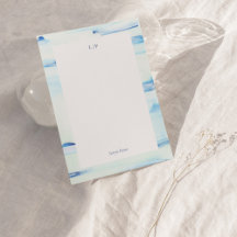 Colourful Abstract Art Personalized Flat Note Card