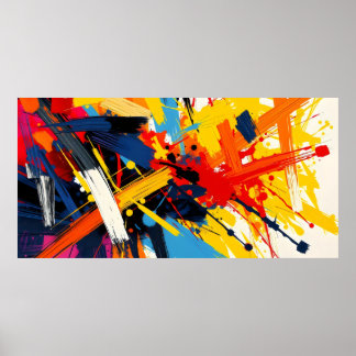 Colourful Abstract Art - Poster