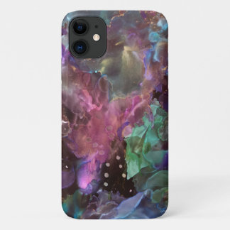 Colourful Abstract Art Space Nebula iPhone 11 Case