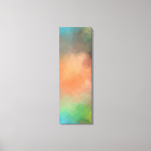 Colourful Abstract Art Yellow Green Red Blue Moder Canvas Print