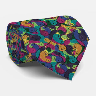 Colourful Abstract Artistic Necktie