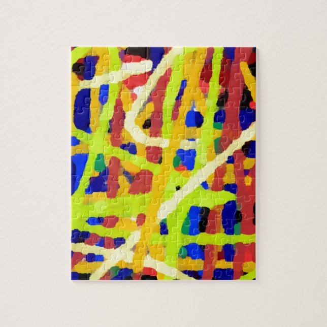 Colourful Abstract Artwork Jigsaw Puzzle (Vertical)