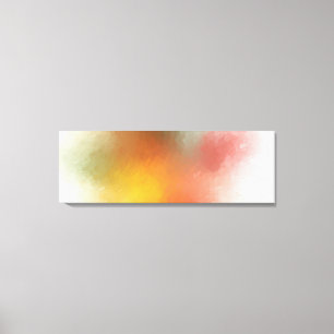 Colourful Abstract Artwork Trendy Modern Red Pink Canvas Print