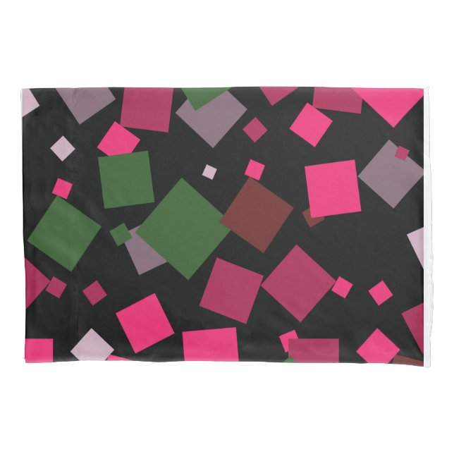 Colourful abstract background pillowcase (Front)