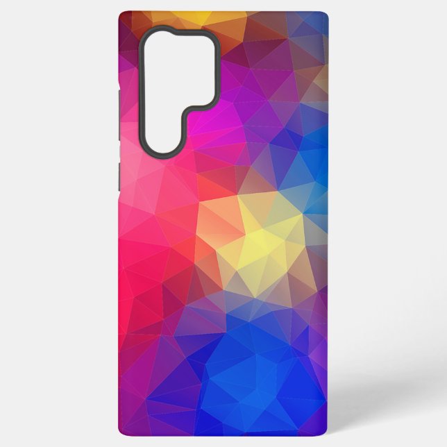 Colourful abstract background  samsung galaxy s22 ultra case (Back)