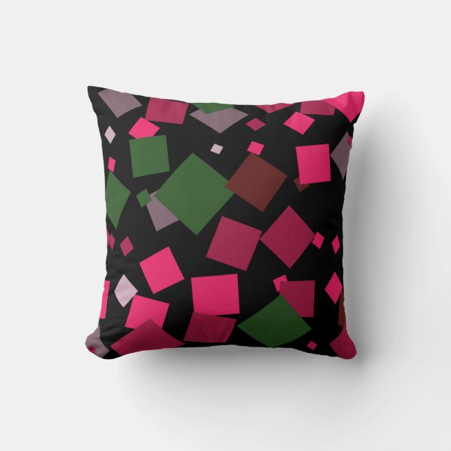 Colourful abstract background throw pillow (Front)