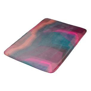 Colourful Abstract Bath Mat
