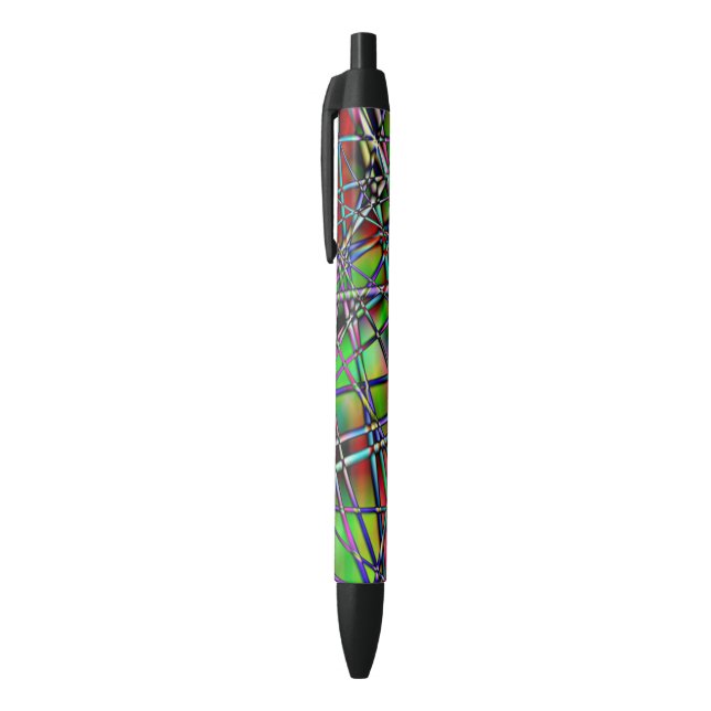 Colourful Abstract  Black Ink Pen (Top (Vertical))