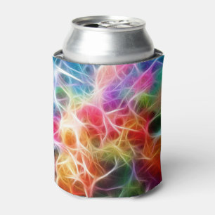 Colourful Abstract Bokeh lighting Electricity Can Cooler
