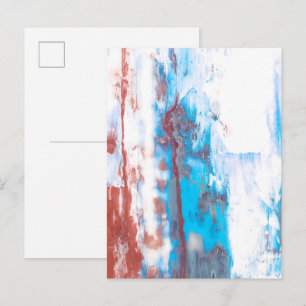 Colourful abstract brush stroke background  postcard