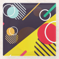 Colourful Abstract Circles and Lines
