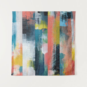 Colourful abstract collage. tapestry