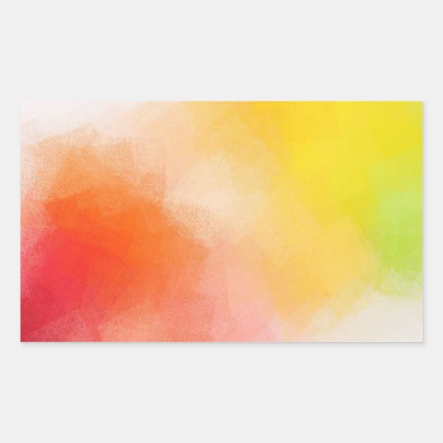 Colourful Abstract Custom Blank Modern Template Sticker (Front)