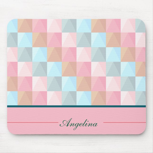Colourful Abstract Customizable Mouse Pad (Front)