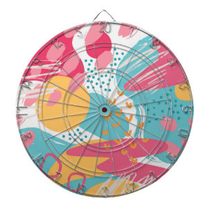 Colourful Abstract Dartboard