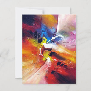 Colourful Abstract Expressionist Style Painting