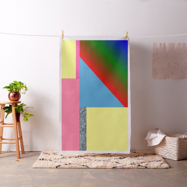 Colourful Abstract Fabric (In Situ)