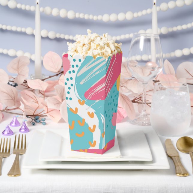 Colourful Abstract Favor Box (Wedding)