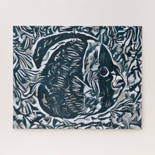 Colourful Abstract Fish   Challenging Hard Jigsaw  Jigsaw Puzzle