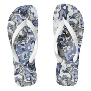 Colourful Abstract Flip Flops