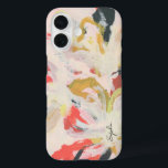Colourful Abstract Floral Art Your Name iPhone 16 Case<br><div class="desc">Protect your phone with this unique colourful art case. This design features abstract art hand-painted by me. You can personalize the text with your name. ©2023 Eun Mi Kim</div>