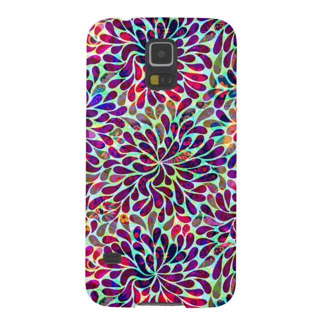 Colourful Abstract Floral Design Case-Mate Samsung Galaxy Case (Back)