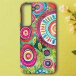 Colourful Abstract Floral Fiesta Artsy Phone Cover<br><div class="desc">Brighten up your day with the Colourful Abstract Floral Fiesta phone case, where artsy vibes meet daily function. It's a wonderful burst of cheer for a friend's birthday, a vibrant thank-you for mom on Mother's Day, a bold congratulatory statement for a new graduate, or a splash of colour under the...</div>