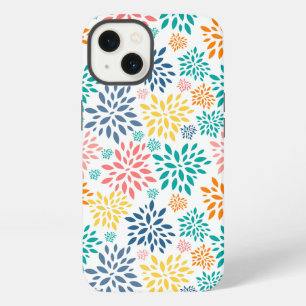 Colourful abstract flowers pattern Case-Mate iPhon iPhone 13 Case