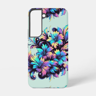 Colourful Abstract Flowers Phone Case