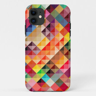 Colourful Abstract Geometric iPhone 11 Case