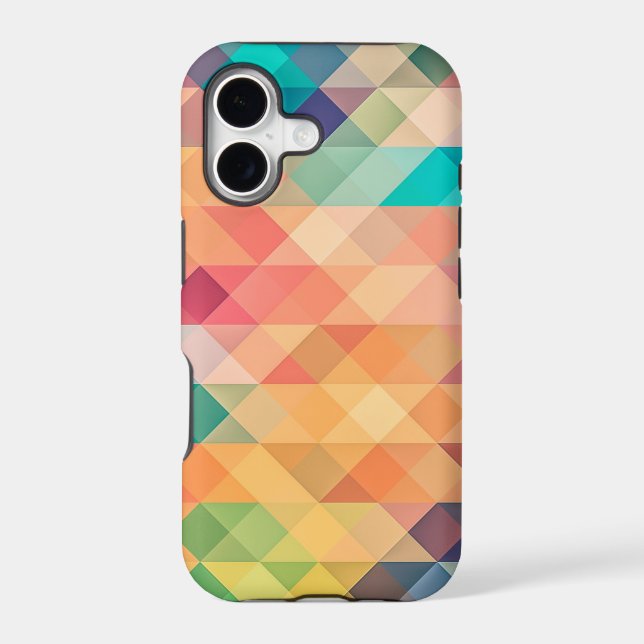 Colourful Abstract Geometric Pattern (Back)