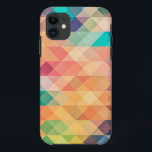 Colourful Abstract Geometric Pattern iPhone 11 Case<br><div class="desc">Colourful Abstract Geometric Pattern


Colourful Modern Geometric Design. 
Elegant modern triangles and geometric shapes over customizable.</div>