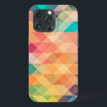Colourful Abstract Geometric Pattern iPhone 13 Pro Case<br><div class="desc">Colourful Abstract Geometric Pattern
Colourful Modern Geometric Design.
Elegant modern triangles and geometric shapes over customizable.</div>