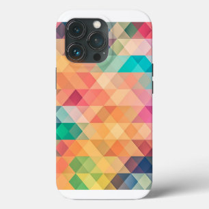 Colourful Abstract Geometric Pattern iPhone 13 Pro Case