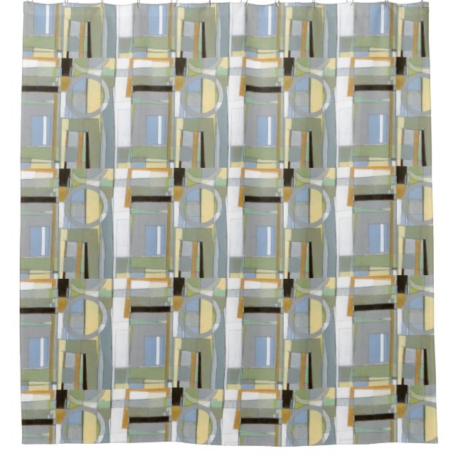 Colourful Abstract Geometric Shapes (Front)