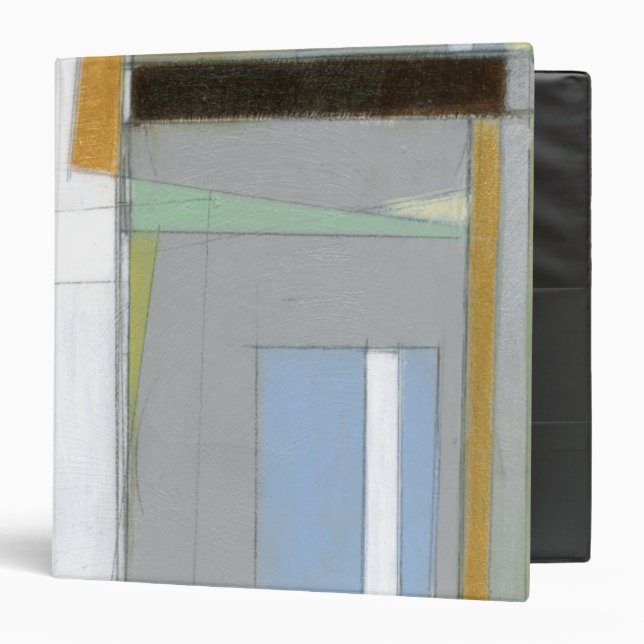 Colourful Abstract Geometric Shapes Binder (Front/Inside)