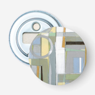 Colourful Abstract Geometric Shapes Bottle Opener