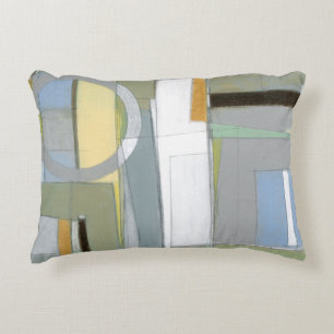 Colourful Abstract Geometric Shapes Decorative Pillow