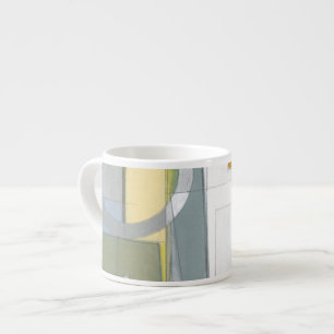 Colourful Abstract Geometric Shapes Espresso Cup