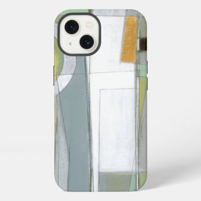 Colourful Abstract Geometric Shapes iPhone Case (Back)